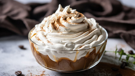 bowl coffee whipped creamの素材