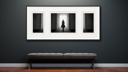 contrast dark wall frameの素材