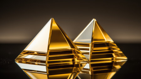 strength geometric shapes goldの素材