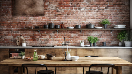 rustic clean wallの素材