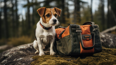 hiking dog bagの素材