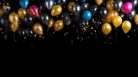 atmosphere fun black backgroundの素材