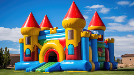 kids inflatable bounce houseの素材