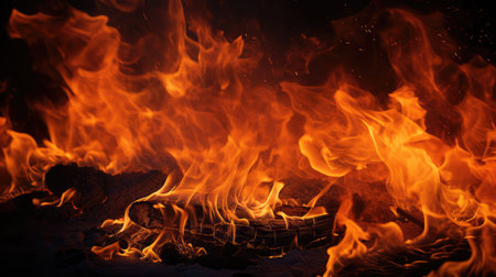 flames heat textureの素材