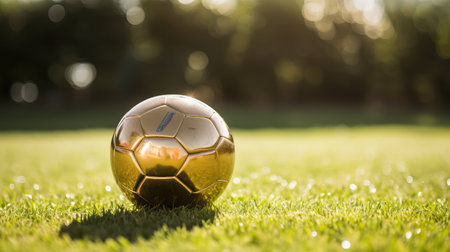 up gold soccer ballの素材