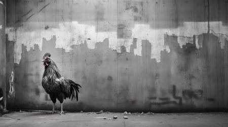 texture chicken black and whiteの素材