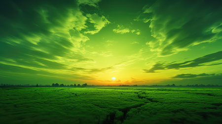 mesmerizing lime green gradientの素材