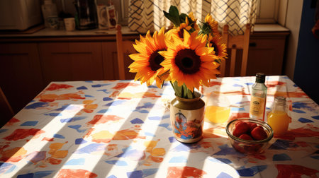 photo kitchen table perspectiveの素材