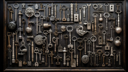 reflective silver background textureの素材