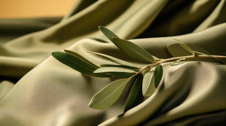 composition olive green backgroundの素材