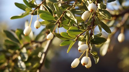 host mistletoe plantの素材