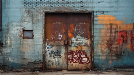 urban rusted doorの素材