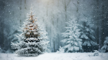 snow live christmas treeの素材