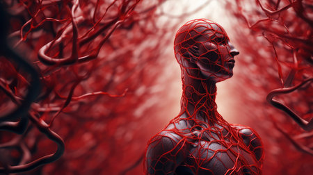 veins red connectの素材