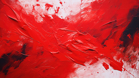 composition red brush strokeの素材