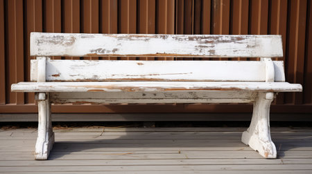 chic painted white woodの素材