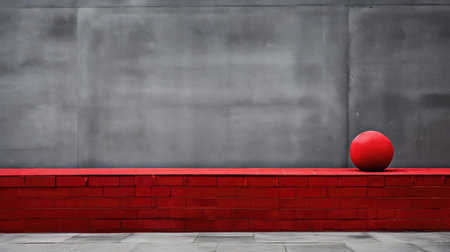 contrast single red brickの素材