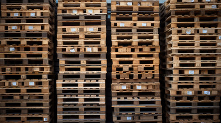 warehouse pallet of boxesの素材