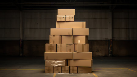 container tall cardboard boxの素材