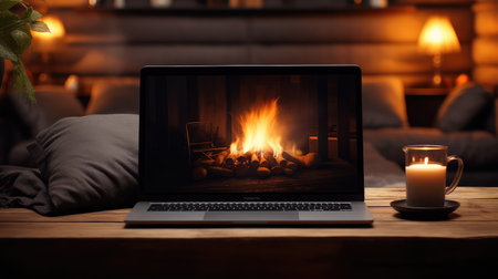 fireplace black spotlightの素材