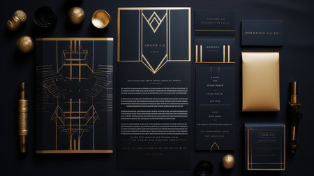 celebration black married coupleの素材