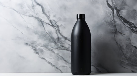 minimalist black blank bottleの素材
