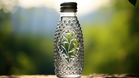 screw transparent plastic bottleの素材