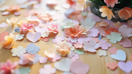 decor table confettiの素材