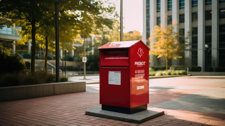 voting vote drop boxの素材