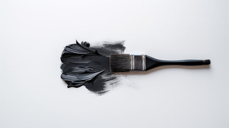 contrast black paintbrushの素材