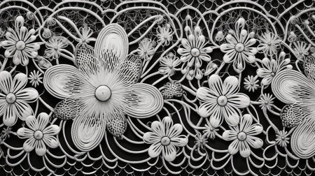 intricate black threadの素材