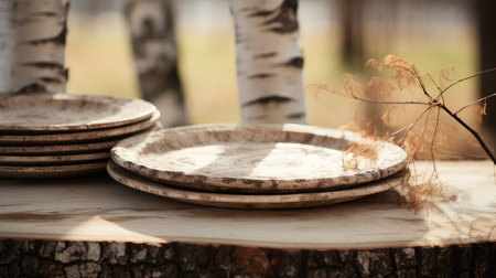 backdrop birch wood surfaceの素材