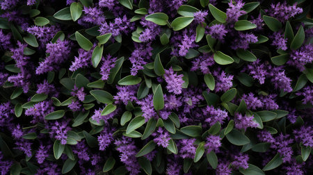 cluster lavender leavesの素材