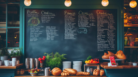 soups blue menuの素材