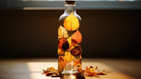 close bottle leavesの素材