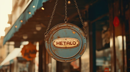 weathered circular metalの素材