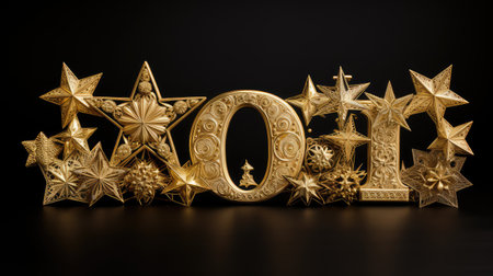 love gold star alphabetの素材