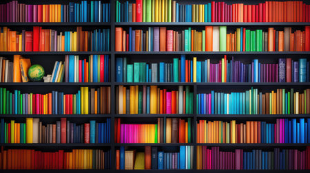 sleek book shelf graphicの素材