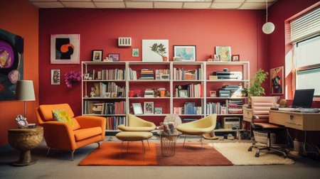 eclectic start up officeの素材