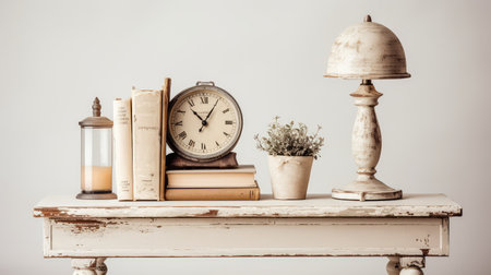 finish table white backgroundの素材