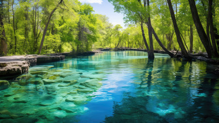 crystal spring poolの素材