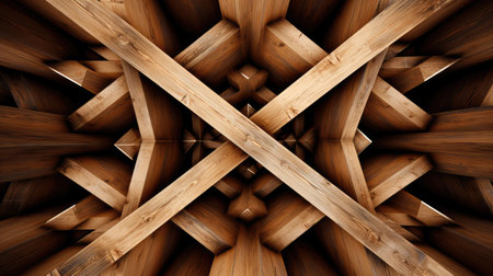 dynamic wood beam isolatedの素材