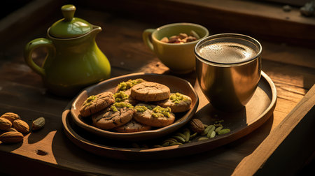 rustic pistachio coffeeの素材