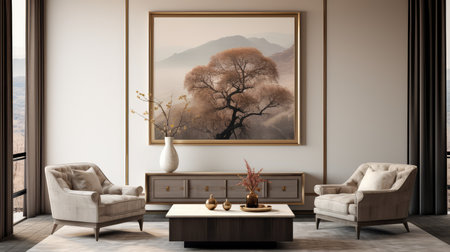 painting frame white wallの素材