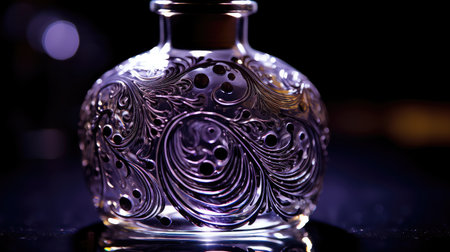 etched ink bottleの素材