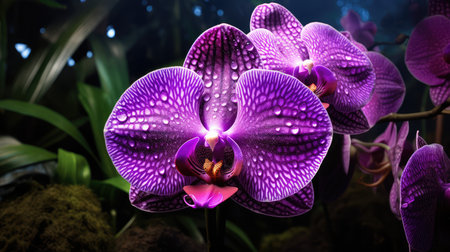 orchid holiday purpleの素材