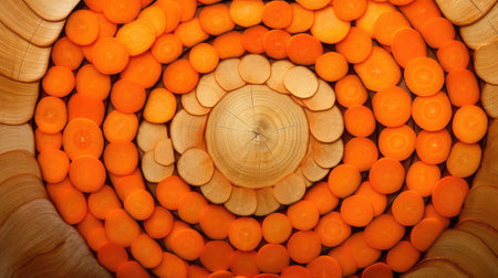 s slice carrot backgroundの素材