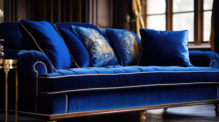 trim royal blueの素材