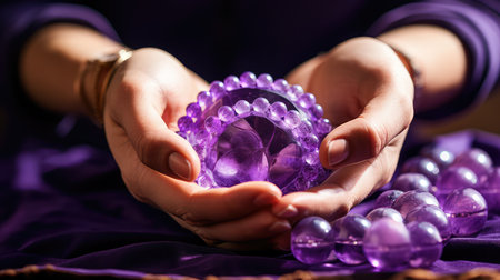 spirituality purple yogaの素材