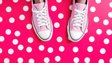 shades pink dot backgroundの素材